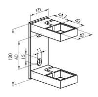 mocowanie_boczne_slupka_40x40_wymiary